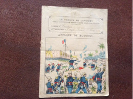 COUVERTURE DE CAHIER  La France Au Dahomey  ATTAQUE DE KOTONOU - Book Covers
