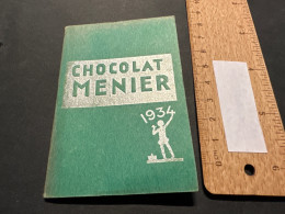 Carnet Publicitaire Chocolat Menier 1934 - Chocolat