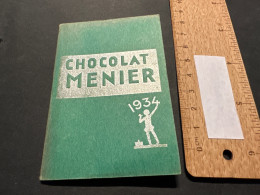 Carnet Publicitaire Chocolat Menier 1934 - Chocolate