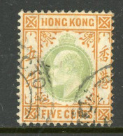 -HongKong-1904-"King Edward VII" (O) - Gebruikt