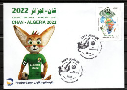 2023 - Algérie - La 7ème Coupe D’Afrique Des Nations De Football 2022- Stade - Carte - FDC - Fußball-Afrikameisterschaft