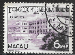 Macau Macao – 1952 Tropical Health Congress 6 Avos Used Stamp - Gebraucht