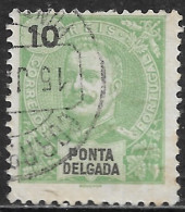 Ponta Delgada – 1897 King Carlos 10 Réis Used Stamp - Ponta Delgada