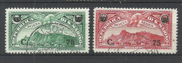 SAN MARINO 1936 Michel 232 - 233 O Air Mail Signed Zumstein & Co. - Airmail