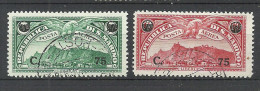 SAN MARINO 1936 Michel 232 - 233 O Air Mail Signed Zumstein & Co. - Luchtpost