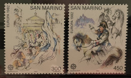 SAN MARINO  - MH* - 1982 - # 1055/1056 - Neufs