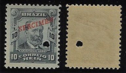 Brazil 1915 Stamp 10 Réis Aristides Lobo Specimen Overprint Mint jurist Politician Journalist Abolitionist - Nuevos