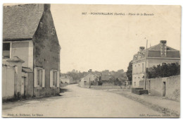 Pontvallain - Place De La Bascule - Pontvallain