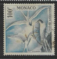 Monaco 1955 Sea Swallows 100fr  Used - Oblitérés