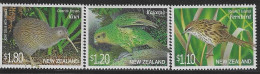 New Zealand 2000  Threatened Birds  Set 7 Mint - Gebruikt