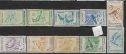 Rumania SG 5323-32  1991 Water Birds, Mint - Used Stamps