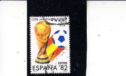 SPAGNA  1982 - Unificato  2273° - Sport - Calcio - Oblitérés