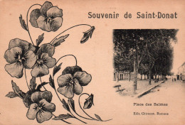 Souvenir De St Saint-Donat - Place Des Balles - Edition Chirouze - Souvenir De...