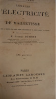 Annales D'électricité Et De Magnétisme 1889-1890    -570 Gravures - 1801-1900