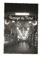 Bruxelles Passage Du Nord Féeries Lumineuses Photo Carte 1953 Brussel - Bruxelles La Nuit