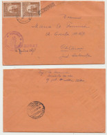 Romania  WWII March 1942 Aviation Unit & Civil Censored Cover With Transnistria 2 Occupation 6 Lei Stamps - 2de Wereldoorlog (Brieven)