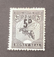 P.P.M.D  HONEY SEAL Stamp 5d On 2 1/2 D. - Oblitérés
