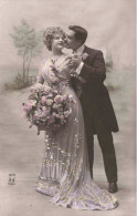 Couple - Un Couple Lors D'une Soirée - Robe De Soirée - Carte Postale Ancienne - Couples