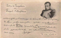 HISTOIRE  - Lettre De Napoléon Au Régent D'Angleterre - Carte Postale Ancienne - Histoire