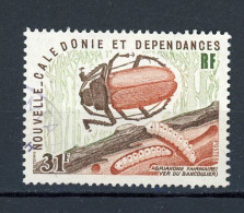 NOUVELLE CALÉDONIE : INSECTE N° Yvert 407 Obli. - Used Stamps