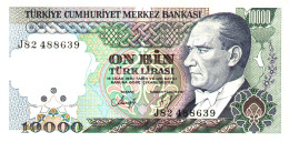 Billet  > Turquie  >	10 000 Türk Lirasi   > C 04 - Turquie