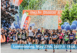 CPM - L - SPORT - ATHLETISME - MARATHON DU LUXEMBOURG 2017 - Athlétisme