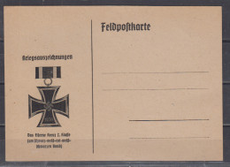 II.WK Feldpost Illustrierte FP-Karte " Kriegsauszeichnung Das Eiserne Kreuz 2.Klasse ... " Ungebraucht - Feldpost 2e Guerre Mondiale