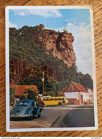 Dahn Rheinpfalz, Der Jungfernsprung (the Maidens Jump) - Auto, Voiture, Bus, Autobus, CPSM GF - Dahn