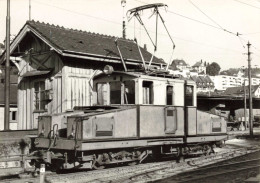 TRANSPORT - 4/4 73 à Schaffhouse Gare Aux Marchandises - Carte Postale Ancienne - Eisenbahnen