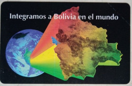 Entel Bolivia Bs. 50 MINT - Integramos A Bolivia En El Mundo - Bolivië