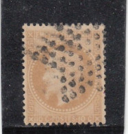 France - Année 1863-70 - N°YT 28B 10c Bistre - Oblitération Etoile - 1863-1870 Napoleone III Con Gli Allori