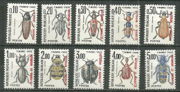 SAINT PIERRE ET MIQUELON MNH ** Taxe 82 à 91 Insecte Insectes Coléoptère - Strafport