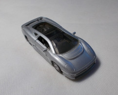 Voiture - Jaguar XJ220 - Maisto Shell- Gris Métallisée - 124 Mm - Ech: 1/40 - Other & Unclassified