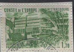 France 1984 - Service YT 82 (o) Sur Fragment - Gebraucht