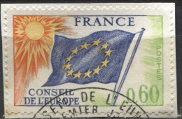 France 1975 - Service YT 46 (o) Sur Fragment - Oblitérés