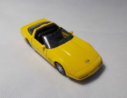 Voiture - Corvette ZR1 - Maisto Shell- Jaune - 119 Mm - Ech: 1/38 - Otros & Sin Clasificación