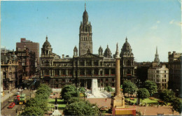 GLASGOW  SCOTLAND  George Square  Cenotaph And Municipal Buildings - Lanarkshire / Glasgow