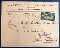 Guadeloupe, N°64 Sur Enveloppe TAD BASSE-TERRE 23.3.1915 - (B3315) - Brieven En Documenten