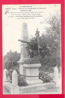 Cpa 61 BREEL Souvenir DE L INAUGURATION Du Monument Aux Morts , Scanne A Voir, écriture Au Dos Poilu - Other & Unclassified