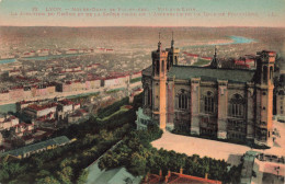 FRANCE - Lyon - Notre Dame De Fourvière - Vue Sur Lyon  - Colorisé - Carte Postale Ancienne - Lyon 5