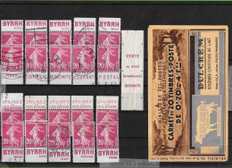 190 Carnet Reconstitué - Used Stamps