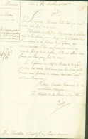 LAS Lettre Autographe Signature Denis Decrès Officier De Marine Homme Politique Consulat & 1er Empire Cursive - Politiek & Militair