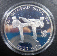 Corea Del Sud - 5.000 Won 1987 - Olimpiadi - Taekwondo - KM# 66 - Korea (Zuid)