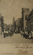 Zutphen ? (Gld. ) // Hospitaalstraat (Veel Volk) Ca 1900 LET OP Flinke Vouw En Vlekkig - Zutphen