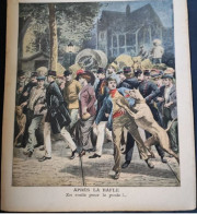 1909 RAFLE AU CABARET DE L'ANGÉLUS QUARTIER DES HALLES - EN ROUTE POUR LE POSTE - LE PETIT JOURNAL - Le Petit Parisien