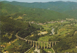 30 - GARD CHAMBORIGAUD VUE PAR AVION SUR LE VIADUC COURBE DE LA S. N. C. F. ... - Chamborigaud