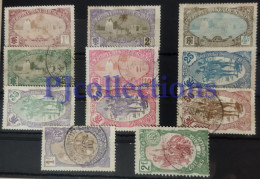N1303- FRENCH SOMALIS 1909 SET 11 STAMPS MIX MH - USATI - USED - Sonstige & Ohne Zuordnung