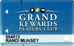 Grand Traverse Resort & Casino S Williamsburg MI - Carte Di Casinò