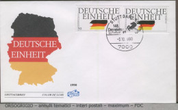 DEUTSCHE - FDC 1990 -  DEUTSCHE EINHEIT - 1981-1990