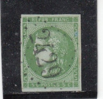 France - Année 1870 - N°YT 42B - Type Cérès  - ND - Oblitération Losange GC - 1870 Bordeaux Printing
